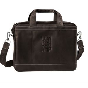 🔥HOT PRICE🔥Longchamp Mocha Cavalier leather document holder